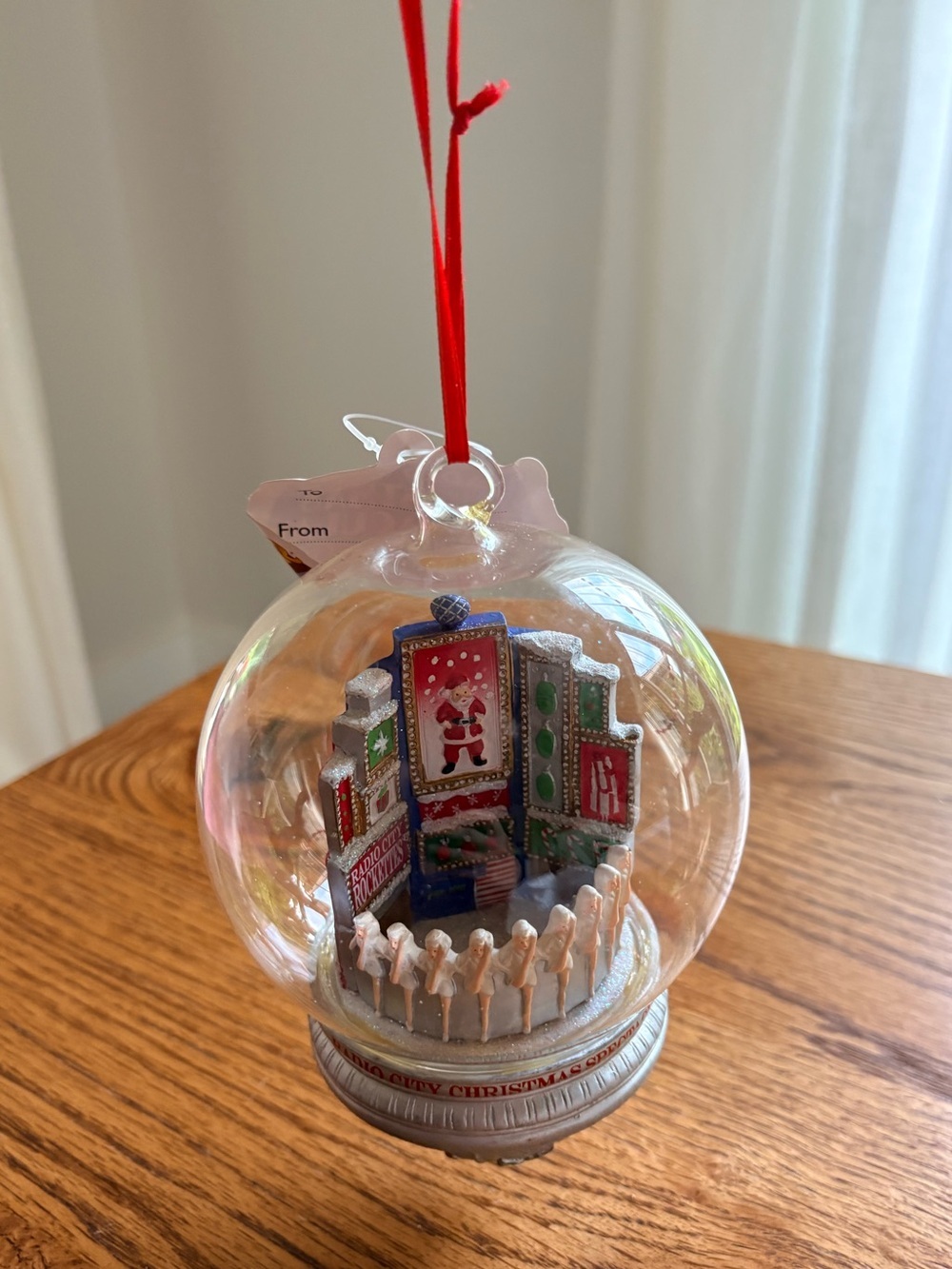 2008 Radio City Christmas Spectacular: The Rockettes Times Square Ornament Globe - Picture 8 of 16